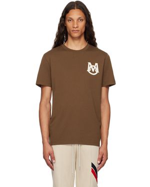 Moncler Appliqué T-Shirt - Brown