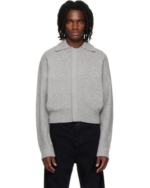 Entire studios Marla Bomber Cardigan - Grey