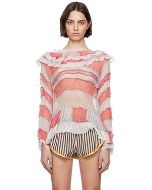 SC103 Riddle Blouse - Red