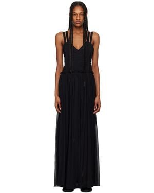 3.1 Phillip Lim Ruched Maxi Dress - Black