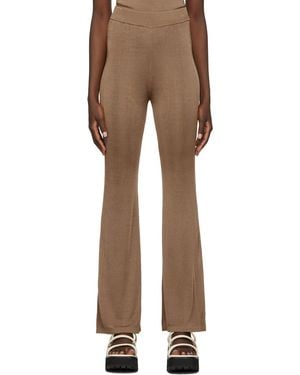 STAUD Moonstone Lounge Trousers - Brown