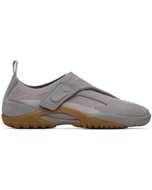Lanvin Lnv1 Knit & Suede Trainers - Grey