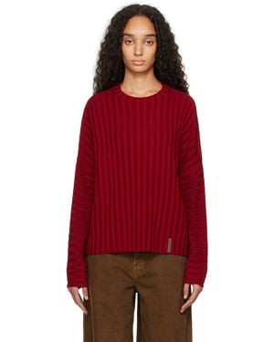 Eckhaus Latta Keyboard Jumper - Red