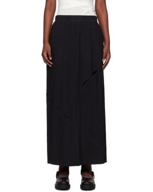 Y-3 Slit Maxi Skirt - Black