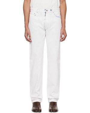 Maison Margiela ホワイト ファイブポケット ジーンズ