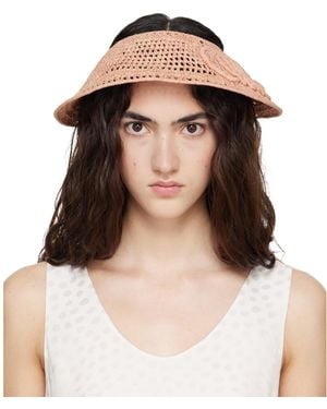 Chloé 'The Raffia' Visor - Multicolour