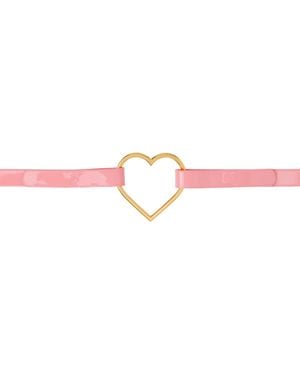 Blumarine Heart Belt - Black