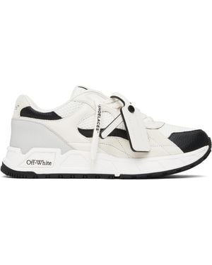 Off-White c/o Virgil Abloh ホワイト＆ブラック Kick Off スニーカー