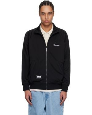 Aape By A Bathing Ape Pull Noir À Glissière Et À Logo Aape Now