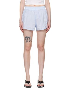 T By Alexander Wang Short de survêtement bleu