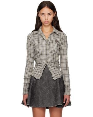 DIESEL Check Shirt - Grey