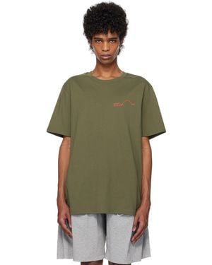 Bless Khaki N°79 Multicollection V T-Shirt - Green