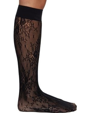 Swedish Stockings Rose Knee-High Stockings - Brown