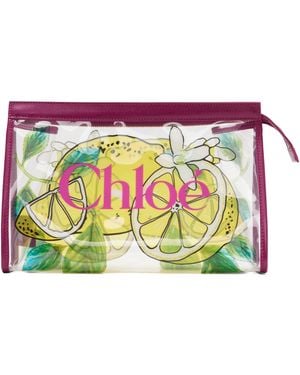 Chloé Soleil' Zipped Pouch - Green