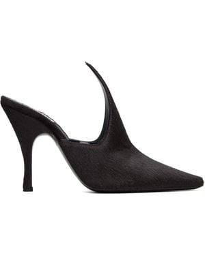 Alaïa Court Mule Heels - Black