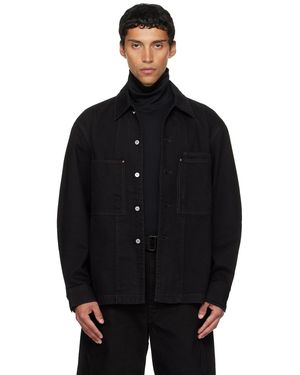 Lemaire Workwear Denim Overshirt - Black