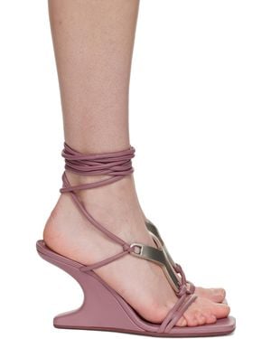 Rick Owens Concordians Cantilever 8 Hydra Heeled Sandals - Brown