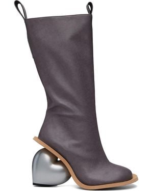 Yume Yume Ssense Exclusive Love Tall Boots - Gray