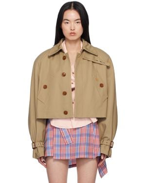 Vivienne Westwood Cut Off Graziano Trench Coat - Multicolour