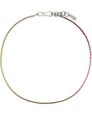 Paul Smith Beaded Necklace - Metallic