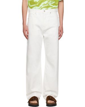 Jil Sander ホワイト レギュラージーンズ