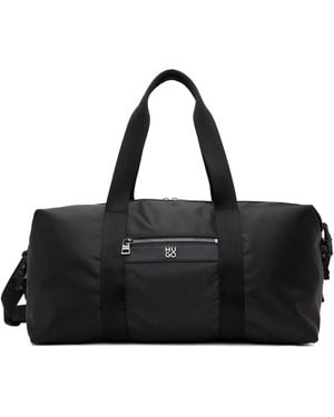 HUGO Logo Hardware Duffle Bag - Black