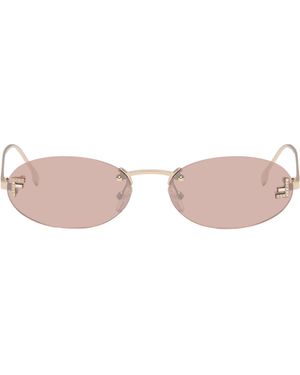 Fendi First' Crystal Sunglasses - Pink