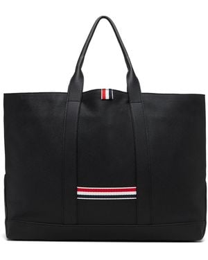 Thom Browne ブラック ミディアム Tool トートバッグ