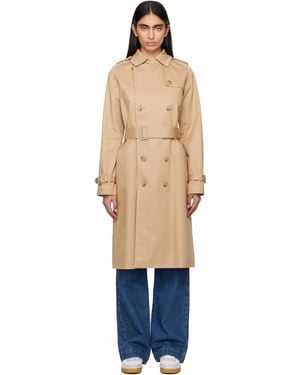 A.P.C. Greta Trench Coat - Blue