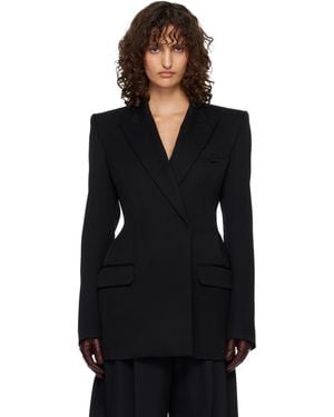 Mugler Hourglass Blazer - Black