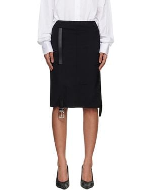 HODAKOVA Holy Midi Skirt - Black