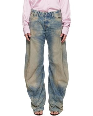 Acne Studios ブルー 2006F ルーズフィット ジーンズ
