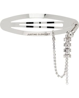 【関税込み】Justine Clenquet シルバー Sammy ヘアクリップ Justine Clenquet】関税送料込☆SAMMY ヘアクリップ (Justine