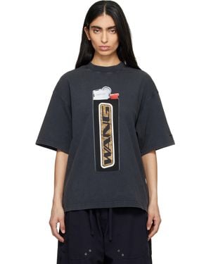 Alexander Wang Oversized Graphic T-Shirt - Black
