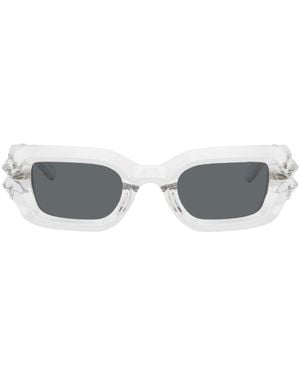 A Better Feeling Transparent Bolu Glacial Sunglasses - Black