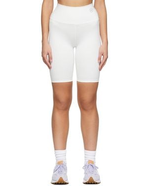 Héros Recycled Italian Scuba Sport Shorts - White