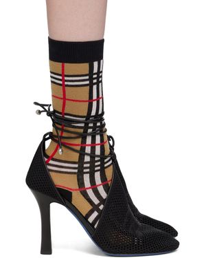 Burberry Mesh Heels - Black