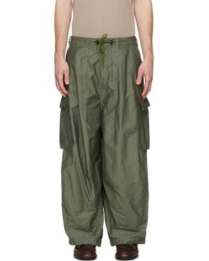 Needles Khaki H.D. Bdu Cargo Trousers - Green
