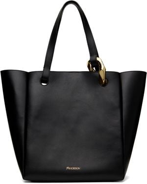 JW Anderson ブラック Jwa Corner トートバッグ