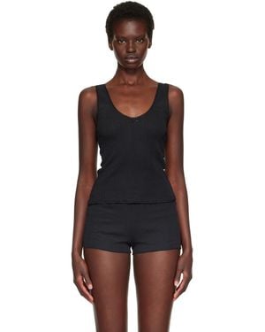 Cou Cou 'The Scoop' Tank Top - Black