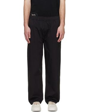 Aape By A Bathing Ape 'Aape Now' Woven Trousers - Black