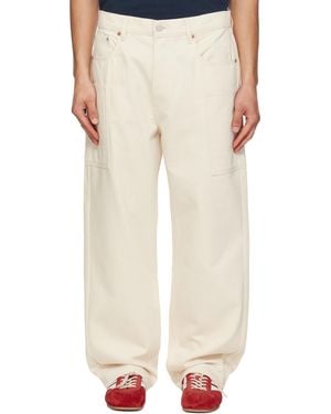 KENZO Off- Paris Cargo Monkey Fit Jeans - Natural