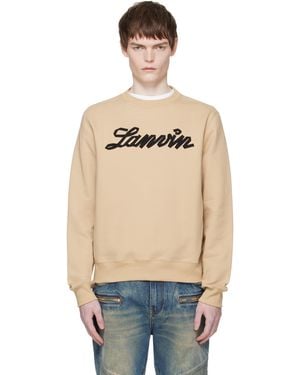 Lanvin Tan Ribbon' Sweatshirt - Blue