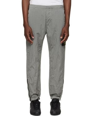 Stone Island グレー 3100035 Nylon Metal Econyl トラウザーズ