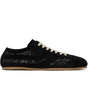 Dries Van Noten Suede Trainers - Black