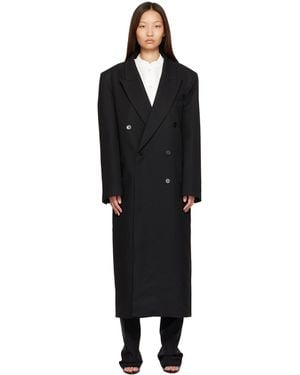 Frankie Shop Jane Long Coat - Black