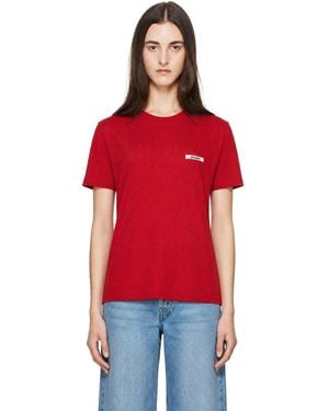 Jacquemus 'The Gros Grain' T-Shirt - Red