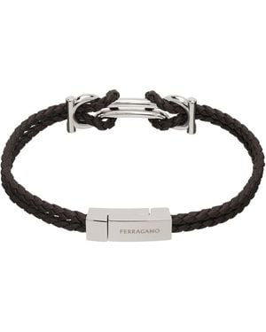 Ferragamo Braided Bracelet - Black