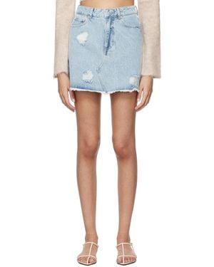 Holzweiler Louisa Denim Miniskirt - Blue