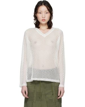 Needles Off- L/S V-Neck Sweater - Multicolor